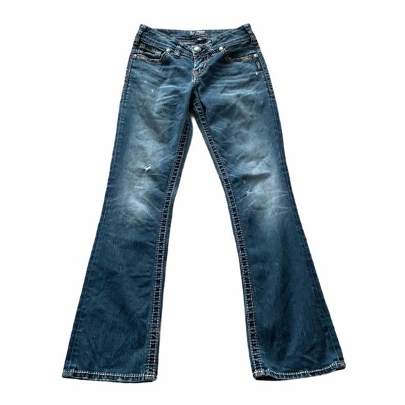 Silver Suki Mid Slim Bootcut Jeans Size 27 - Picture 5 of 8